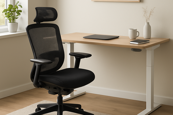 Choose an Ergonomic Desk and Chair for Comfort illustration