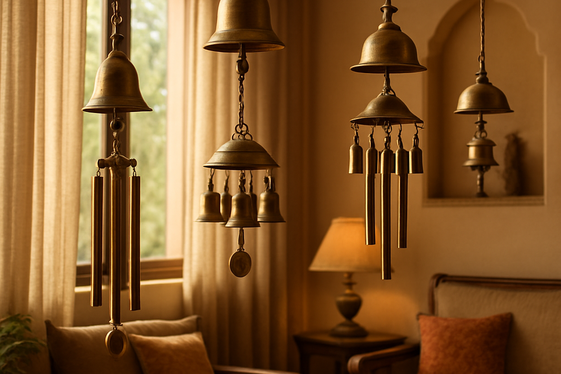 Brass Bells and Wind Chimes as Subtle Accents illustration