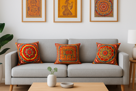 Mixing Modern Minimalism with Indian Elements illustration