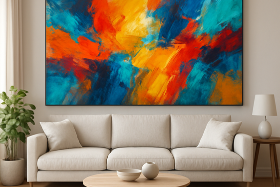 Giant Abstract Canvas to Elevate Your Decor illustration