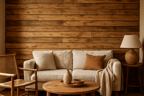 DIY Wood Slat Wall for Rustic Charm illustration