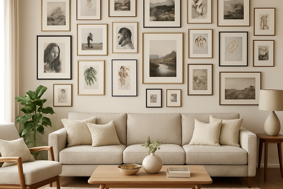 Oversized Gallery Wall to Showcase Your Personality illustration