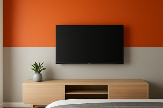 Two-Tone Painted Wall to Create Visual Interest illustration