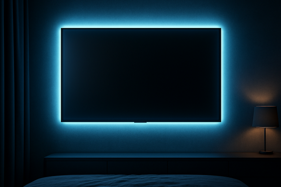LED Backlit Frame for Futuristic Flair illustration