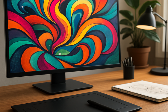 Graphic Design from Home illustration