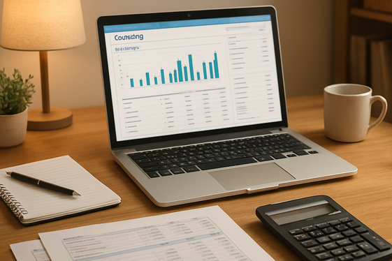 Virtual Bookkeeping Jobs illustration