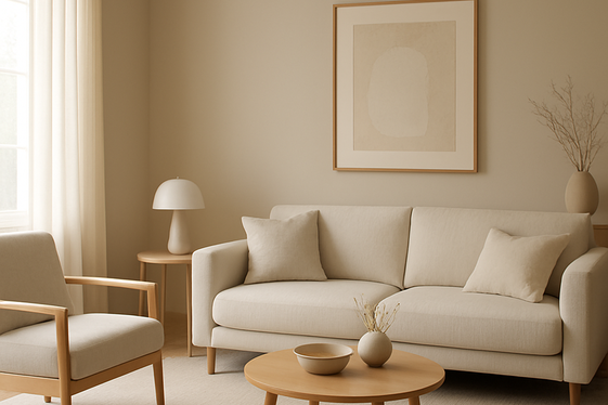 Calming Neutral Tones for a Cozy Atmosphere illustration