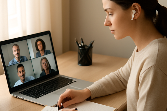 Virtual Meeting Transcription: Work with Remote Teams illustration