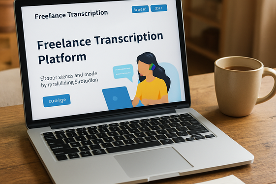 Freelance Transcription Platforms: Start Your Own Business illustration