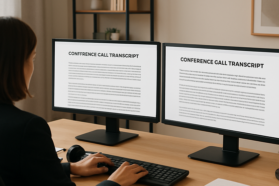 Business Transcription: Supporting Corporate Needs illustration