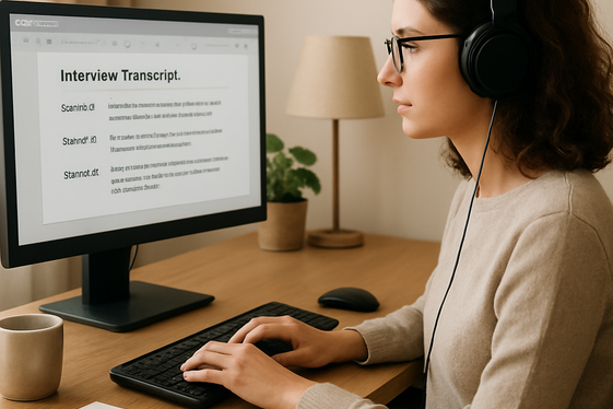 Interview Transcription: Turning Conversations into Text illustration