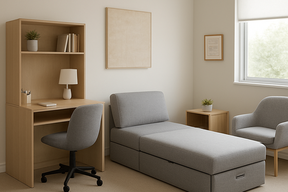 Utilize multifunctional furniture illustration