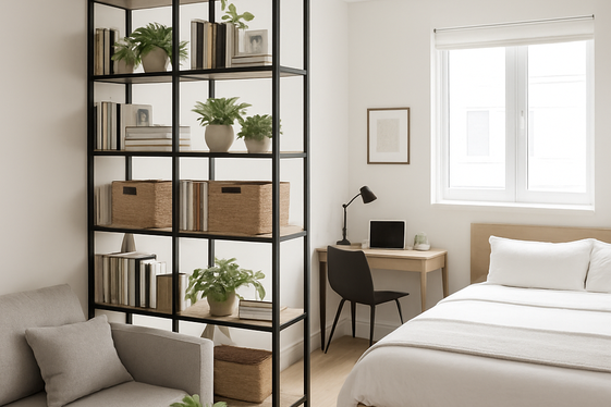 Maximize Vertical Storage with Open Shelving illustration