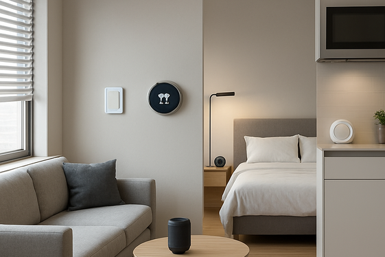 Incorporate Tech-savvy Features for Modern Living illustration