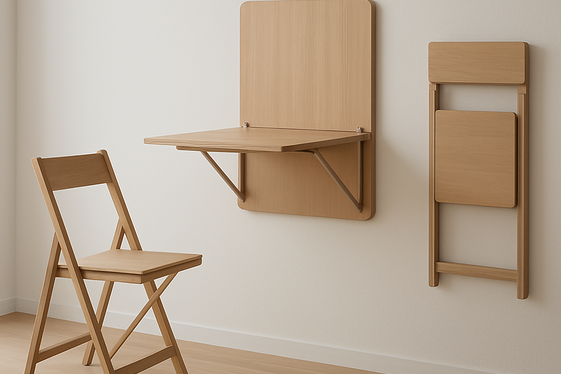Foldable Furniture for Flexibility and Space-saving illustration