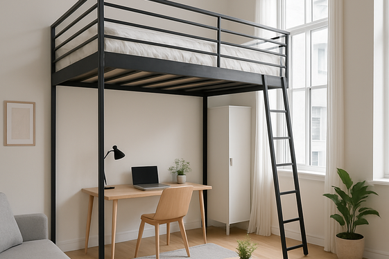 Incorporate a Loft Bed to Free Up Floor Space illustration