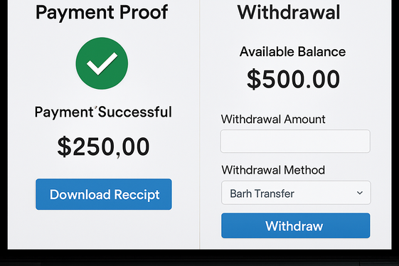 Understanding Payment Proof and Withdrawal Options illustration