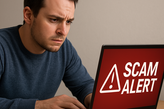Tips to Avoid Scams in Paid-to-Click Opportunities illustration