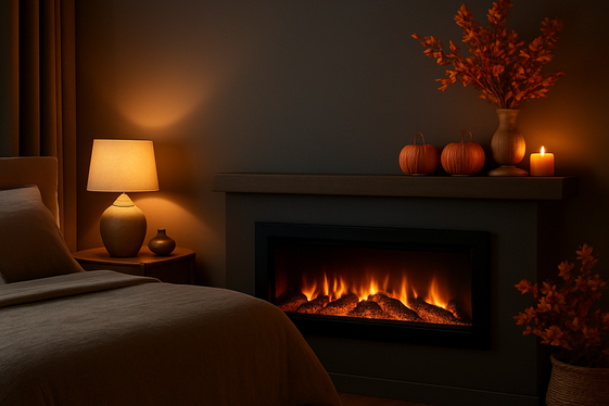Add a Fireplace or Faux Fireplace for Visual Warmth illustration