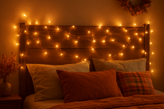 Use Warm-Toned String Lights for Magical Glow illustration
