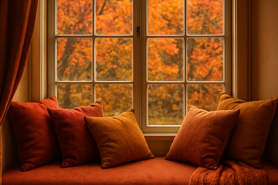Add a Cozy Window Seat with Cushions illustration