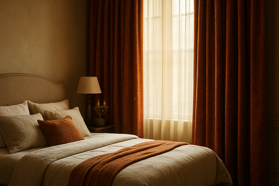 Swap Curtains for Heavier, Cozy Fabrics illustration