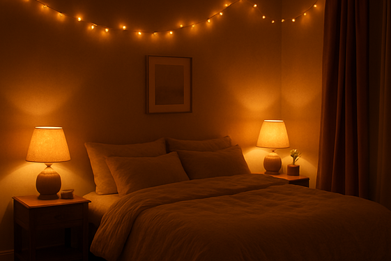 Use Soft, Ambient Lighting for Evening Relaxation illustration