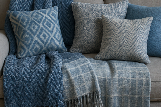 Incorporating Patterned Throws and Cushions illustration