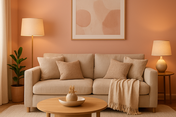 Blush Peach for Soft and Inviting Walls illustration