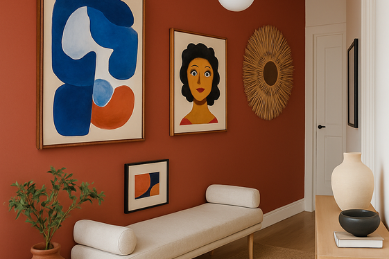 Terracotta Red Accents for Bold Statements illustration