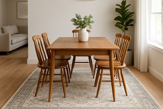 Layer Area Rugs to Define the Space illustration