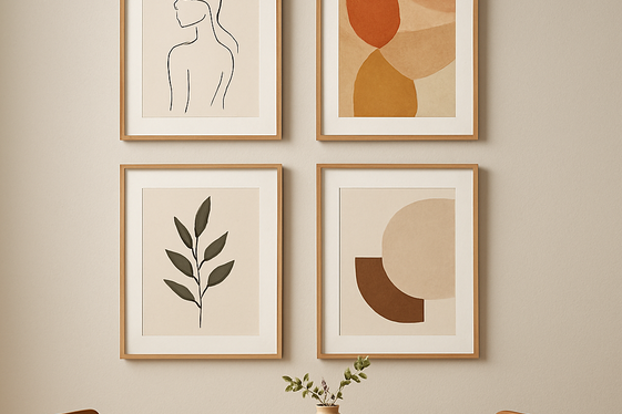 Hang Art at Eye Level to Draw Attention Up illustration