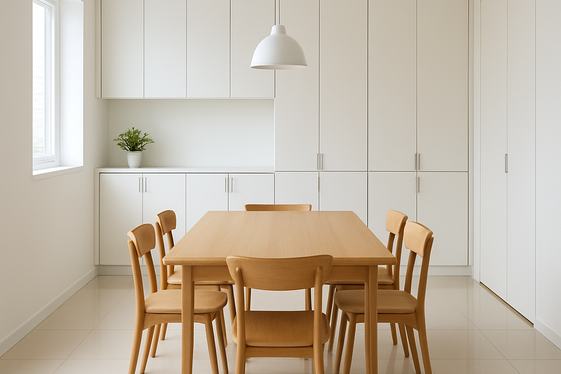 Keep Floors Clear with Sleek Storage Solutions illustration