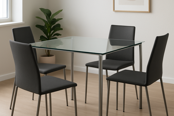 Opt for Transparent or Glass Dining Tables illustration
