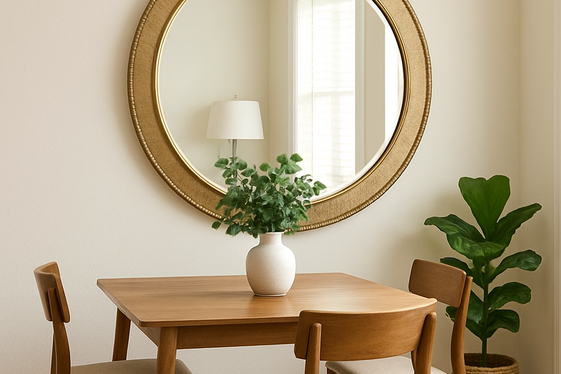 Add Mirrors to Visually Expand the Space illustration