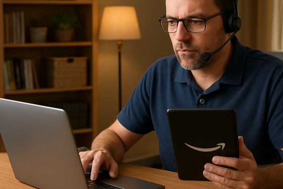 Amazon Technical Support Specialist illustration