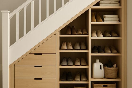 Add Built-In Storage Beneath the Stairs illustration