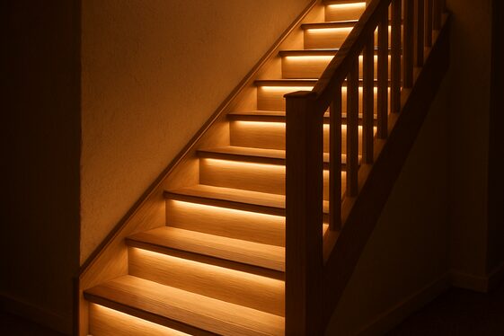 Install LED Stair Lighting for Safety and Ambiance illustration