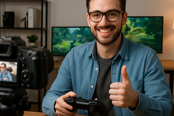 Build an Online Game Review Blog or YouTube Channel illustration