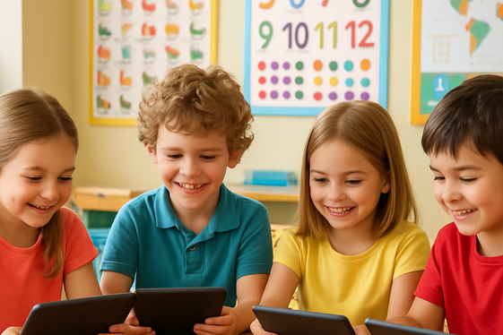 Develop Educational Video Games for Kids illustration