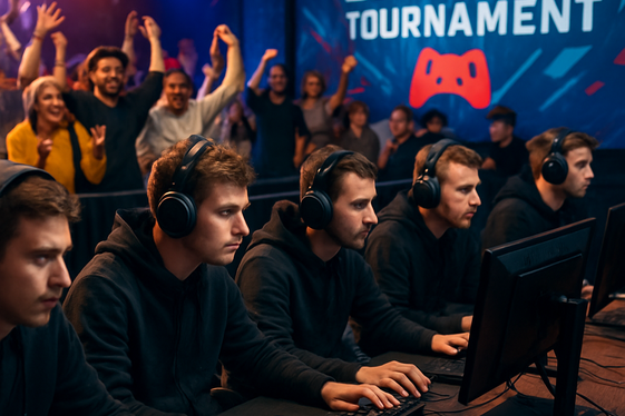 Create a Local Esports Tournament Organizer Company illustration