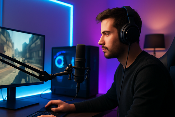 Become a Game Streaming Influencer illustration