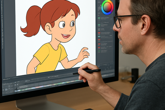 Coloring in Animation Projects illustration