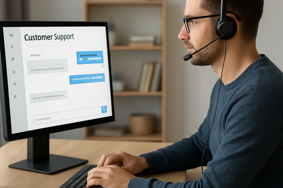 Customer Support Chat Moderator Jobs illustration