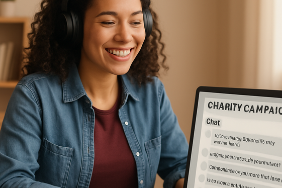 Nonprofit and Charity Online Moderators illustration