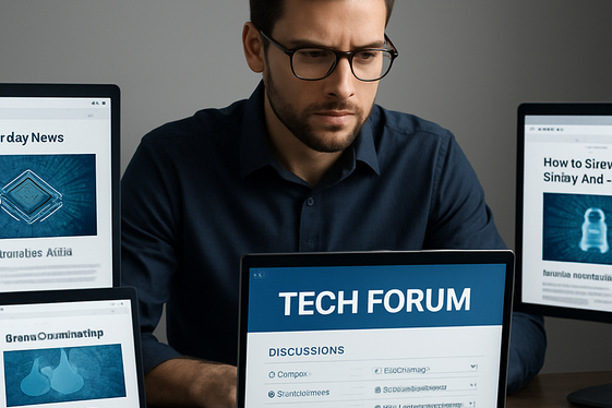 Tech Forum Moderator Opportunities illustration