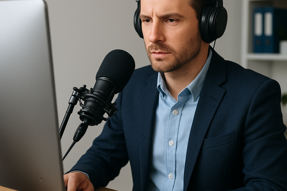 Lending Your Voice to Corporate Training Videos illustration