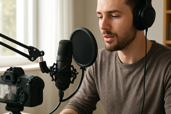 Recording Voice Overs for YouTube Content Creators illustration