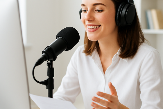 Providing Voice Overs for E-Learning Courses illustration