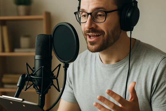 Doing Commercial Voice Overs for Small Businesses illustration